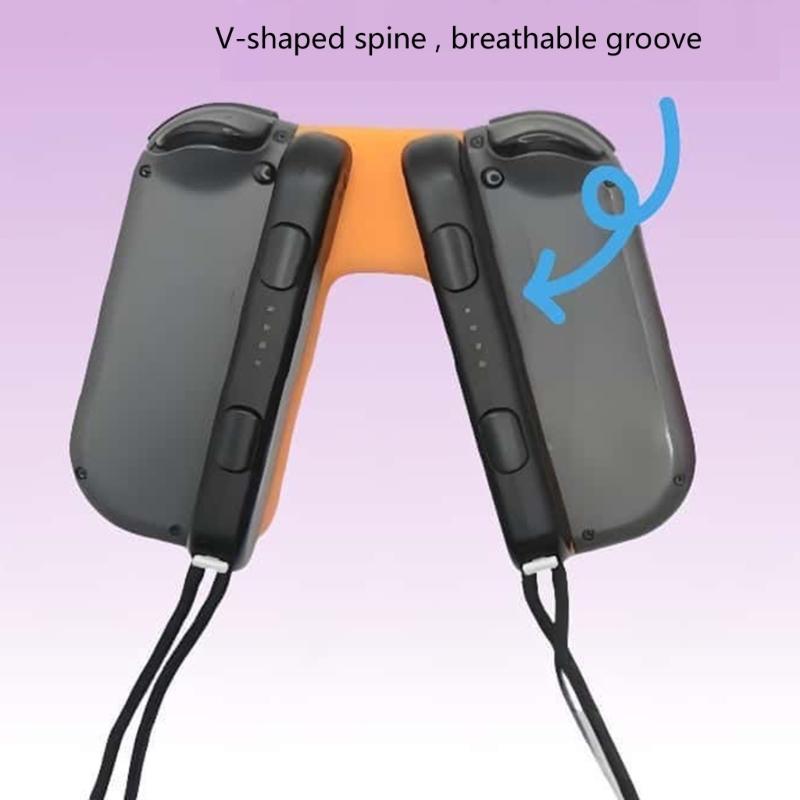 Ergonomic Game Handle Grip Linker Controller Connector for NS Controller Base Grip Holder Gaming Accessories