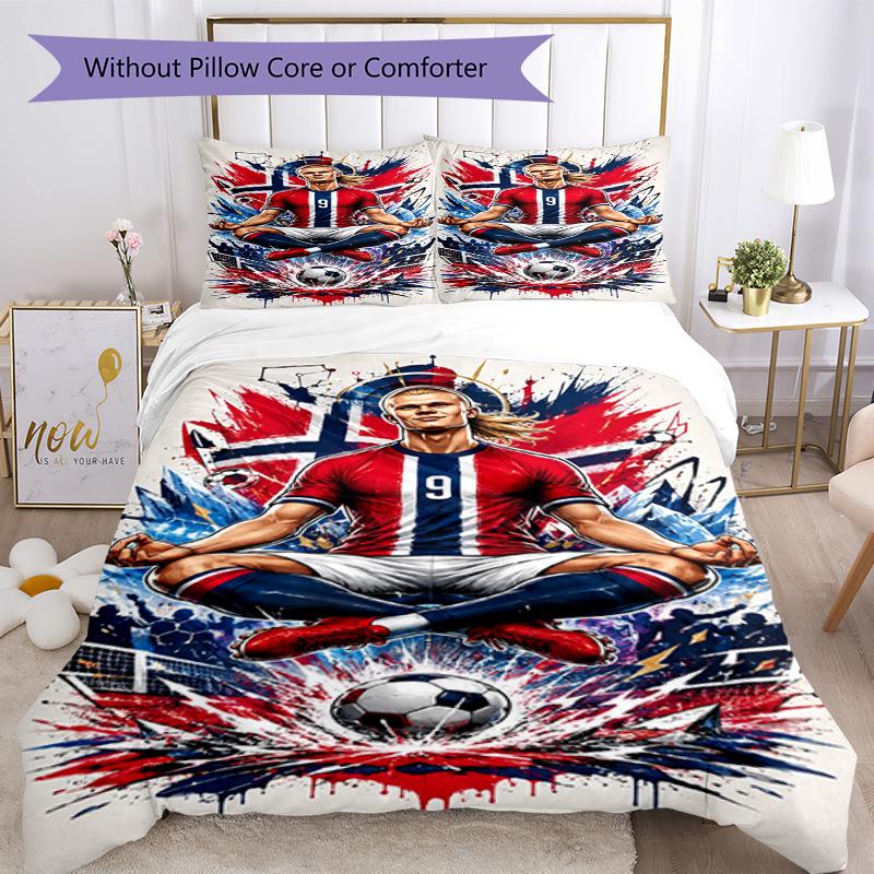 Haaland Quilt Cover Set Perfect For Bedrooms Soft Fabric Perfect Gift For Friends Family