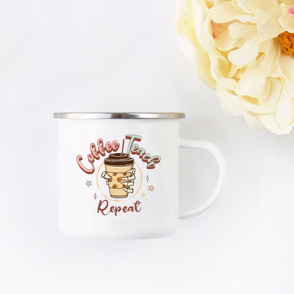 Teach Them Love Them Watch Them Grow Cute Teacher Floral Mug Back To School Teacher Appreciation Gift Teachers's Coffee Cup