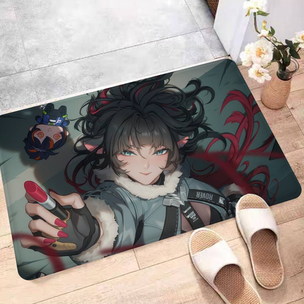 

Игровой коврик Zenless Zone Zero Дешевый Противоскользящий Современный для Гостиной Балкона Принтованный Прикроватный 40x60 cm