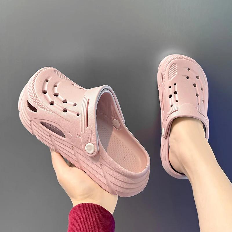 

Summer Outdoor Sandals for Men And Women Breathable Hiking Shoes Water Beach Mens Sandals Camping Climbing Aqua 44-45 рожевий