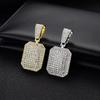 Hot Sale Hip Hop Diamond Square Pendant - Minimalist Cool Style