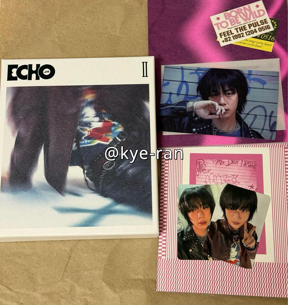 [USED] ECHO Album 3 versions & Weverse unreleased photo card & mirror bonus included