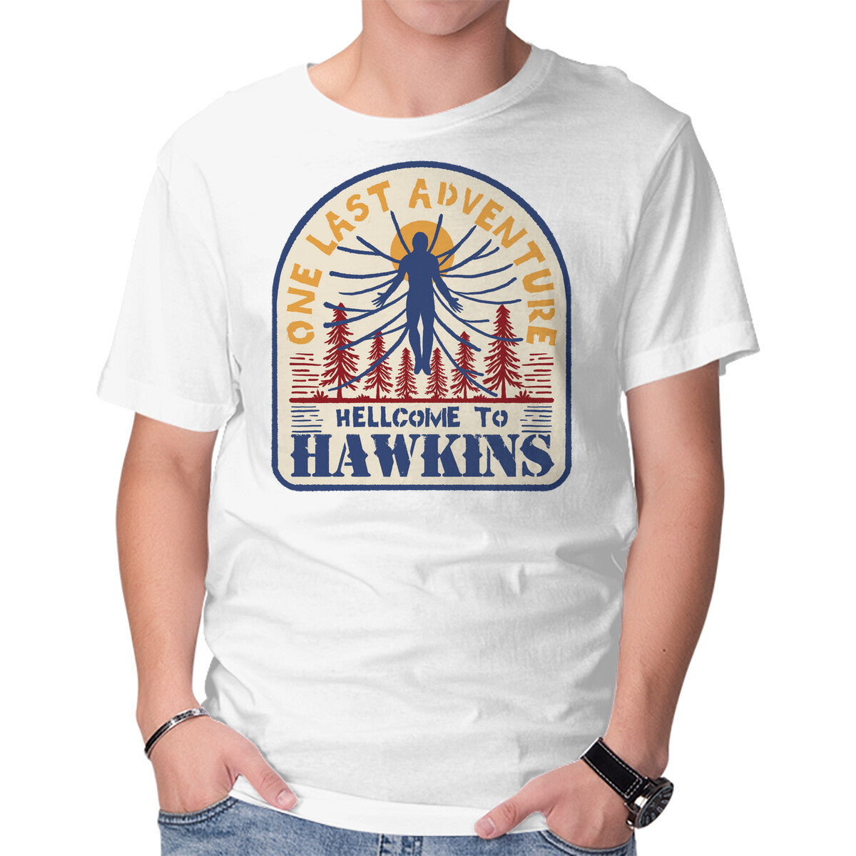 Unisex Crew Neck T-Shirt One Last Adventure Graphic Short Sleeve Casual Tee XS
