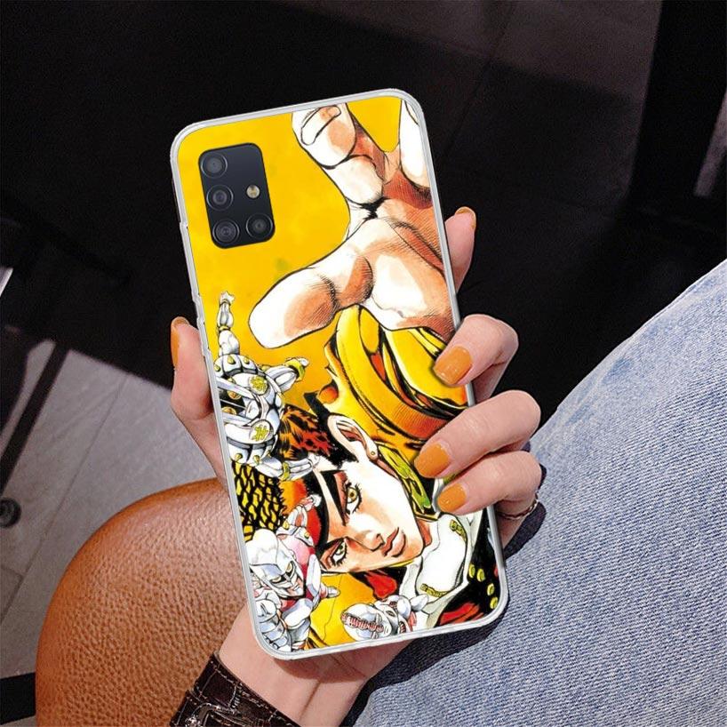 JoJo's Bizarre Adventure Diamond Is Unbreakable Phone Case For Samsung Galaxy A52 A32 A22 A12 A51 A31 A50S A30S A20S A10S Note 2