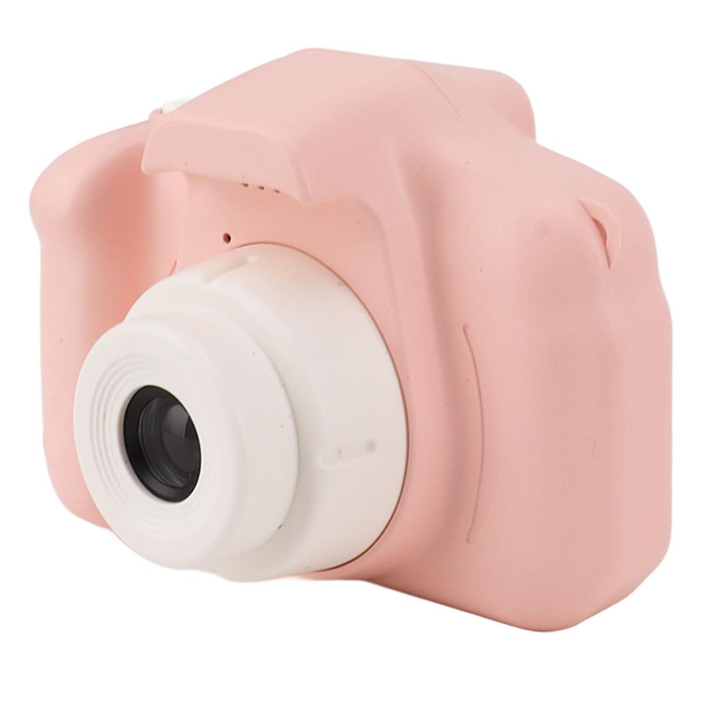 Barnekamera med snor Rosa 200mah Bærbar Høyoppløselig Barnevideoopptaker for Gutter Jenter