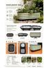 Metal Planting Box with Wheels for Vegetables & Flowers - Outdoor Balcony, Courtyard, Rooftop Use