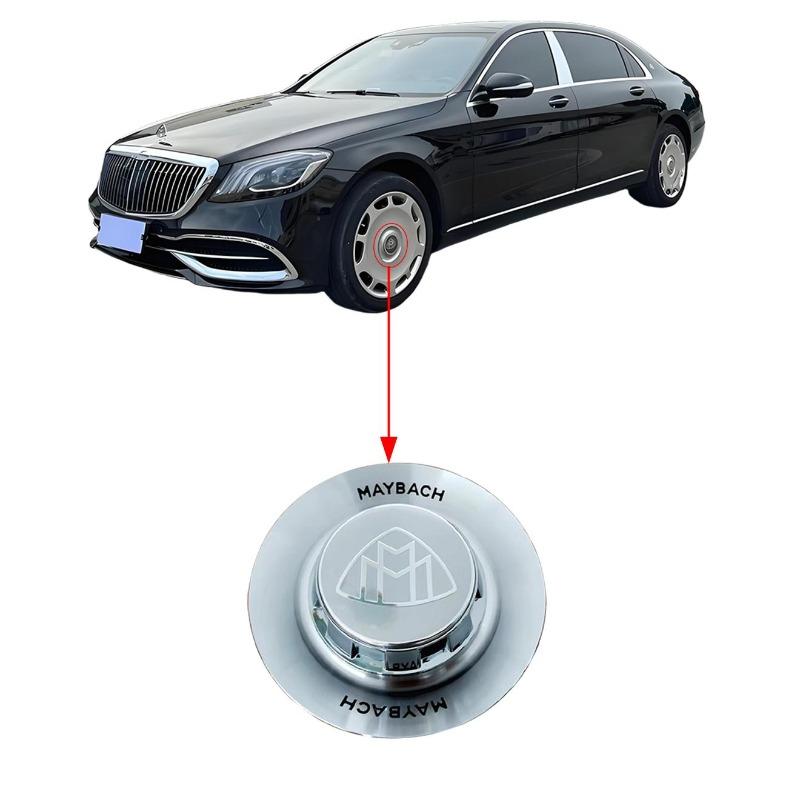 Für Maybach Mercedes Benz S-Klasse 2013-2020 W222 Mittlere Reifen Glockenabdeckung Radnabe Vorder- und Hinterachse A2224002800 Markenteile