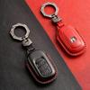2024 Honda Odyssey & Elysion Key Cover: Genuine Leather Remote Control Case with Buckle.
