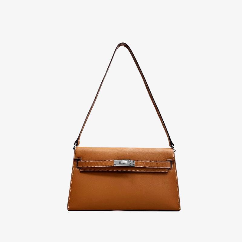 

Kelly Bag, Women s Versatile Single Shoulder Armpit Bag, High-end Feeling, New Crossbody Women s Bag, Retro Hand-held Baguette Bag