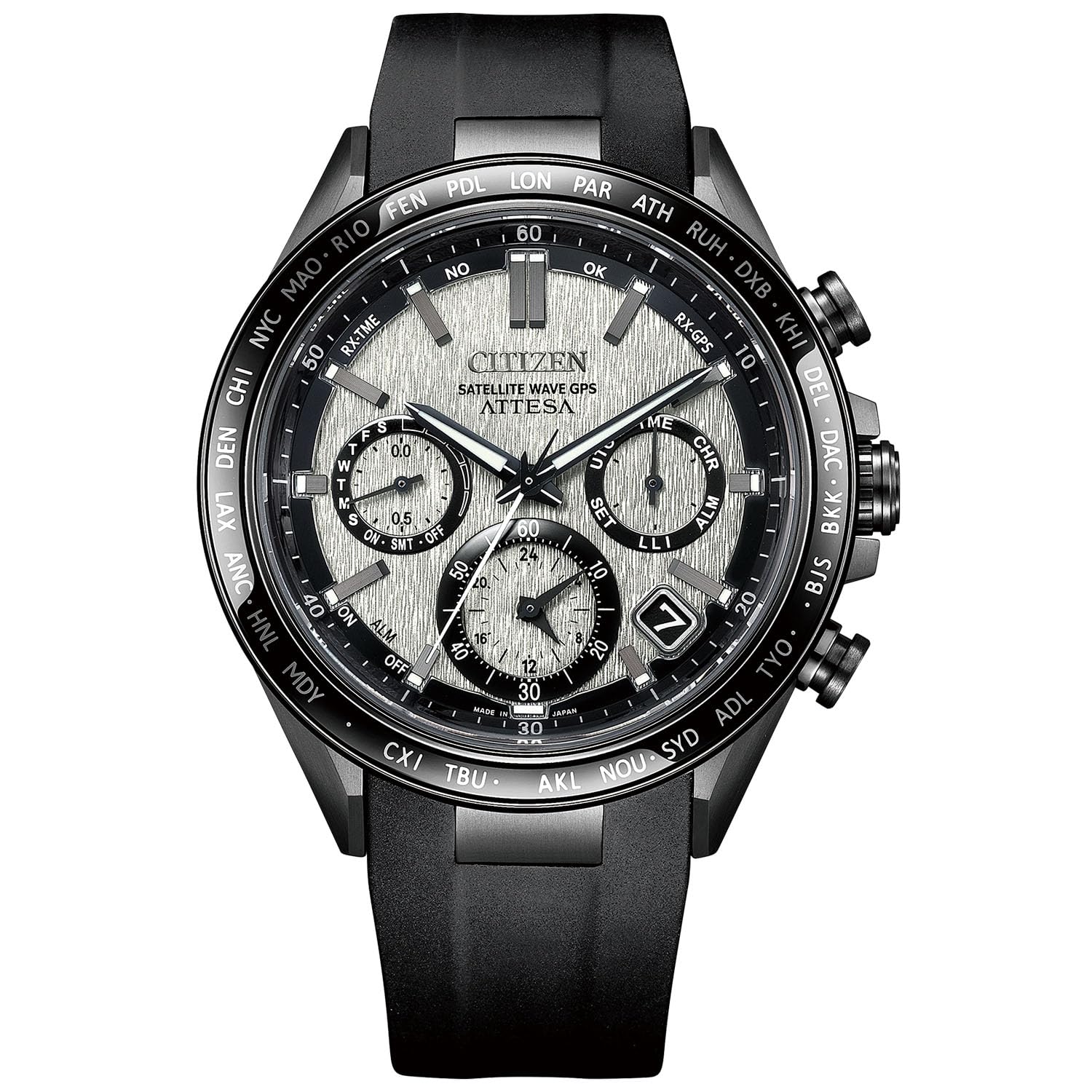 

Годинник Atessa GPS Satellite Radio Watch водонепроникний чорний [Citizen] CC4055-14H чоловічий