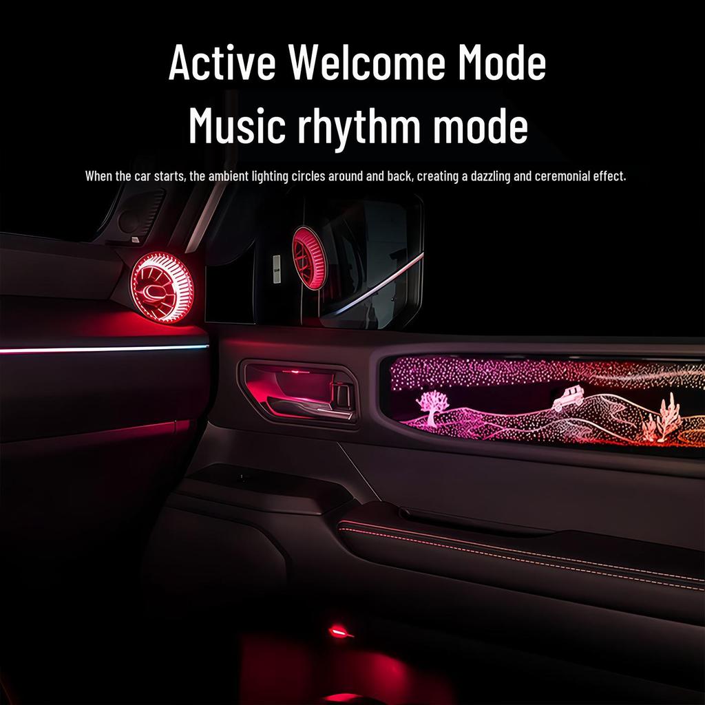 Toyota Prado Dynamic Interior Atmosphere Lights for Modification