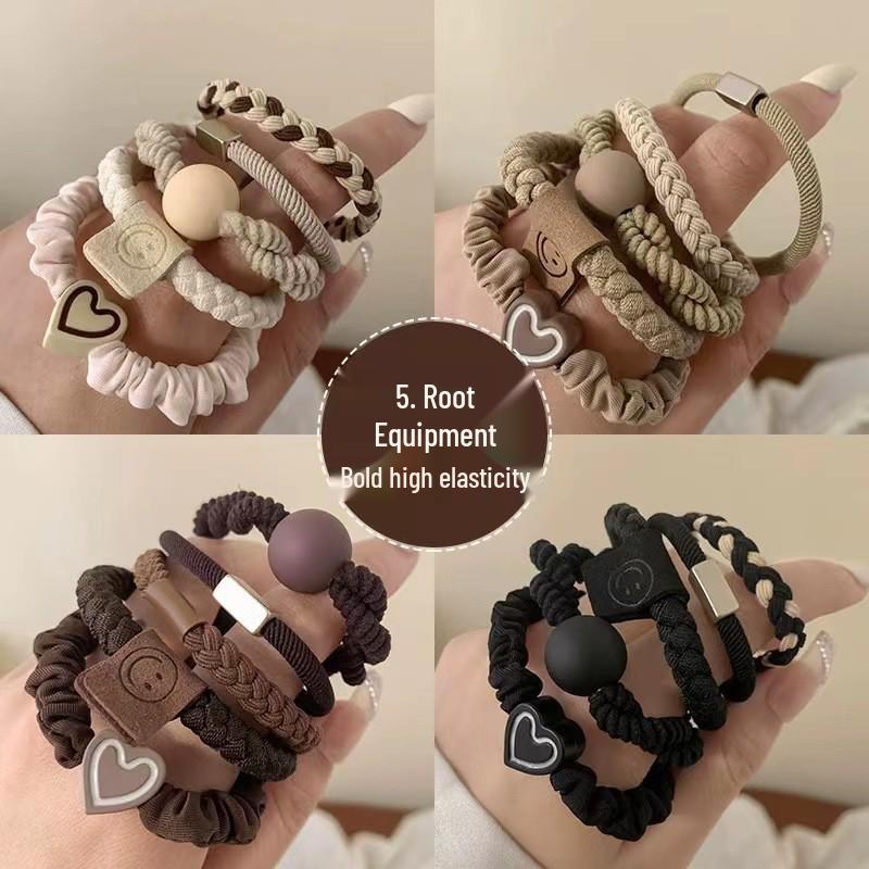2025 High-End Durable Elastic Hair Tie for Women - Stylish Bun Accessory