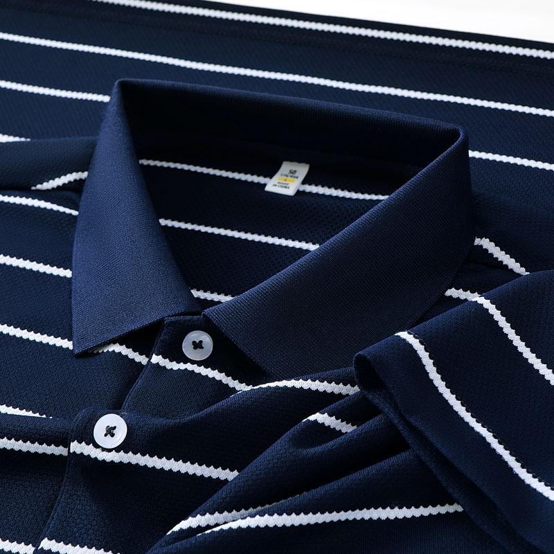 Dmao Short-sleeved POLO shirt, men's pure cotton breathable T-shirt, business casual lapel top