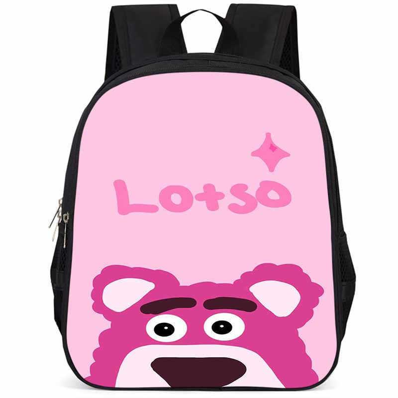 Large Capacity 15-inch Strawberry Bear Backpack For School Unisex Kids Lightweight StyleX