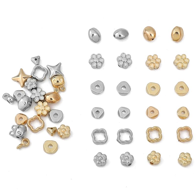 20-50Pcs Plastic CCB Beads For DIY Necklace Bracelet Earrings Pendants Jewelry Making Accessories