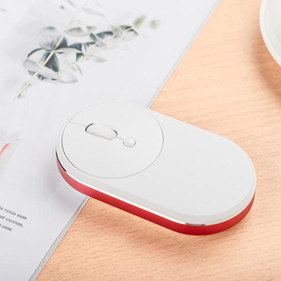 M1 Wireless Mouse Aluminum Alloy Frame Ultra-thin Mini 2.4GHz Rechargeable Silent Mouse