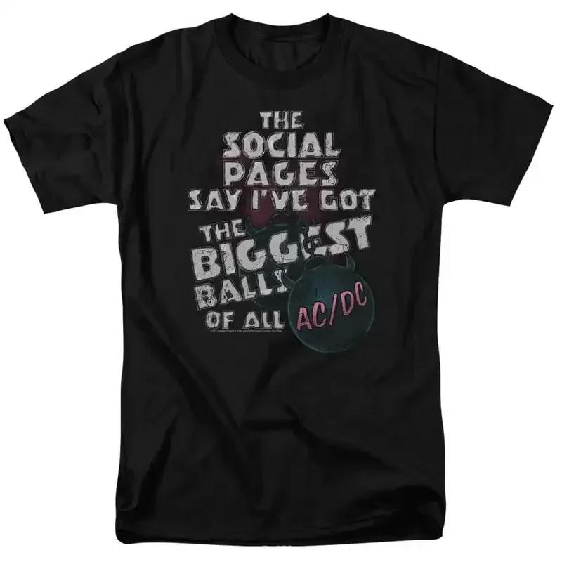 Classic AC Print T-shirt DC Men Women Cotton Hip Hop Oversized Tshirt Short Sleeve T Shirt Streetwear Top Tee For Fans Gift