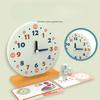 Montessori Wooden Children'S Multi-Functional Early Education Cognitive Clock Baby Enlightenment Cognitive Time Educational Toy