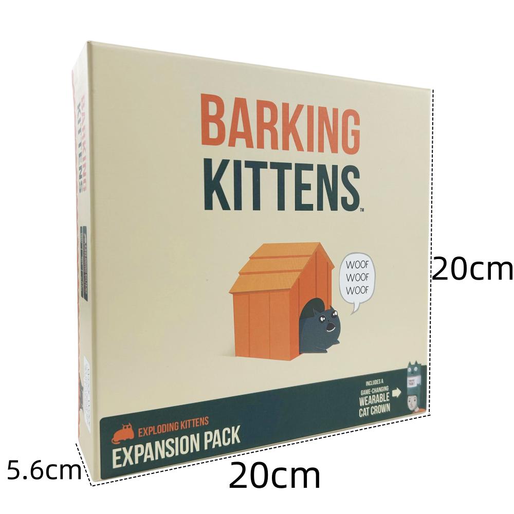Barking Explosive Kitten Set for Family Gatherings, Board Games, Fun Adult and Children's Toy Card Games, Suitable As Gifts