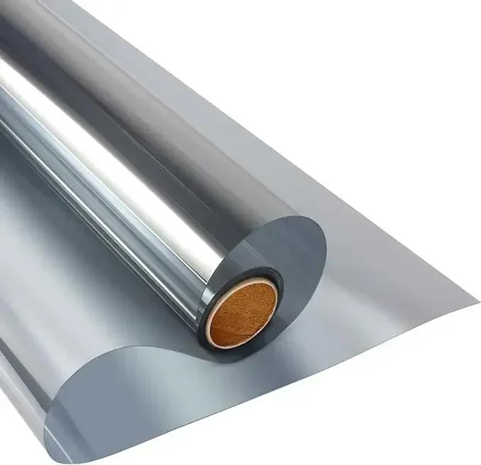 Glass Privacy Film One Way Daytime Privacy Static Cling Sun Blocking Anti Uv Reflective Window Tint For Home And Office