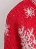 Women's Faux Mink Velvet Snowflake & Tree Sweater - 2021 Autumn/Winter European & American Style, Round Neck Pullover.