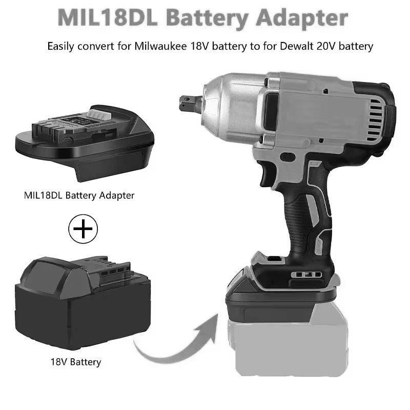 Battery Converter Adapter For Milwaukee/Dewalt/Makita/Bosch 18V 20V Li-ion Battery Power Tool Adapter Conversion Tool