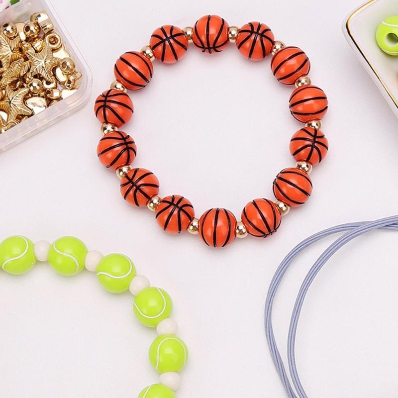 Acrylic Beads Kit for Friendship Bracelet Making Handmade Jewelry Crafting Accessories Craft Supplies for Children