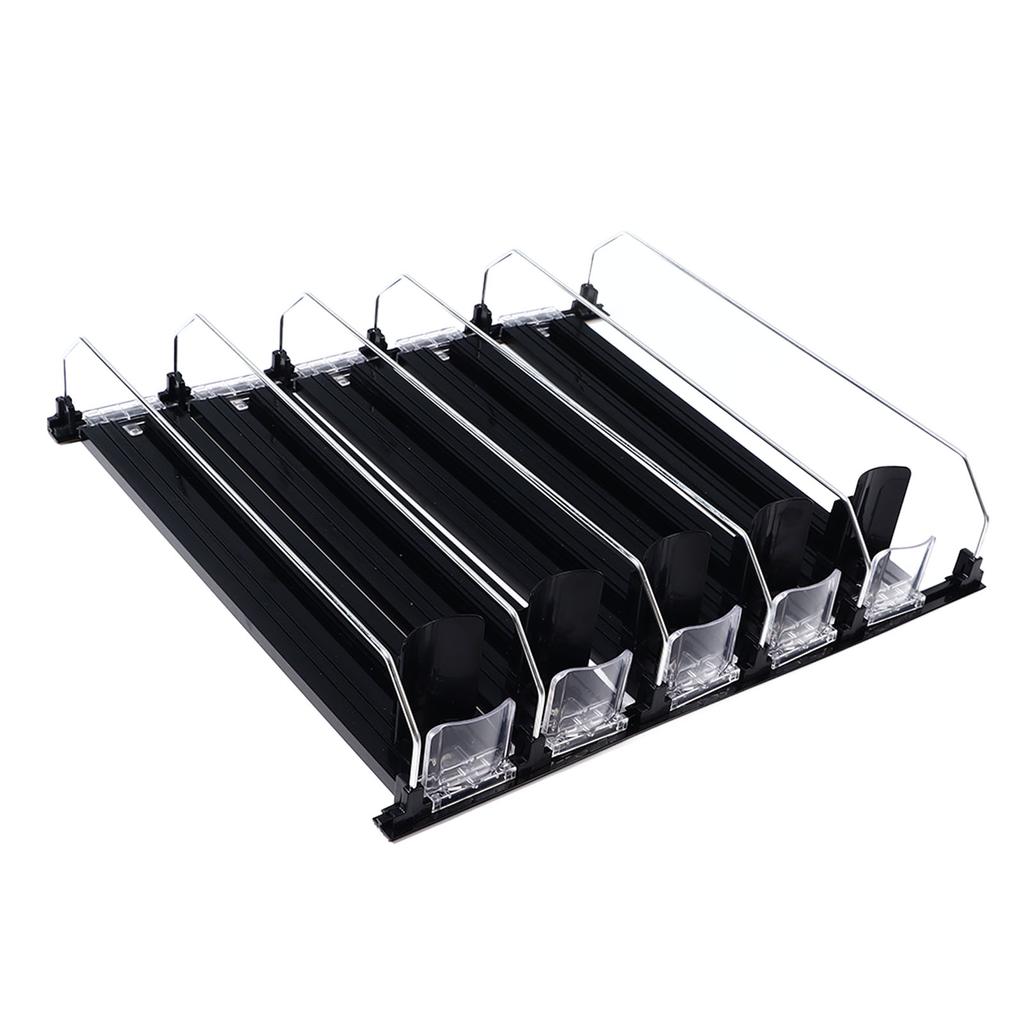 Drink   for Fridge Spring Loaded   Push Rod Slide Rail Soda Can Dispenser for Beer Beverages 38cm