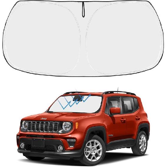 Proadsy 2025 Upgrade Front Windshield Sun Shade Foldable RAV4 Sunshade Protector Fit -2025 RAV-4 SUV Crossover, TRD Off-Road, LE XLE Premium Limited