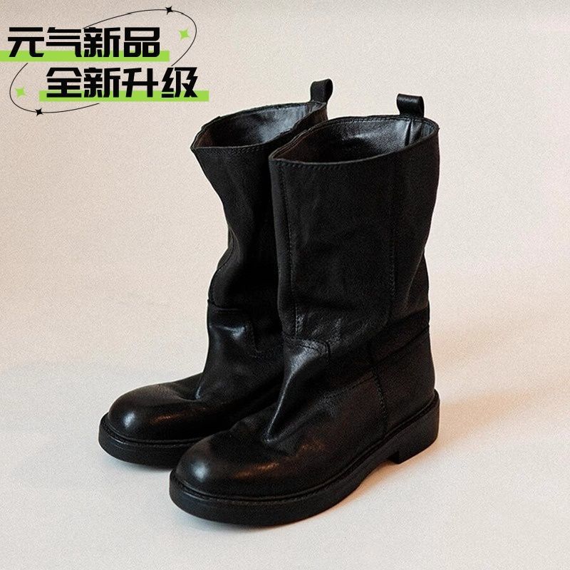 

Женские ботильоны на толстой подошве, весенне-осенние, средней высоты, тонкие, ботинки-рыцари средней высоты, тонкие ботинки 20