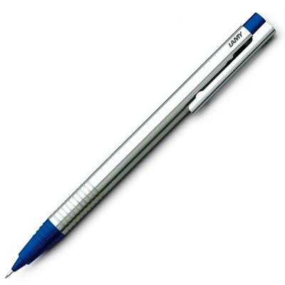 LAMY Mechanischer Edelstahlstift, Logo, Stahl, Blau, 0,5 mm, L105BL, offiziell importiert