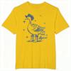 Funny Western Goose Printed Tshirt Silly Goose On The Loose Print Tshirt Crew Neck Animal Cowboy Goose Graphic T Shirt