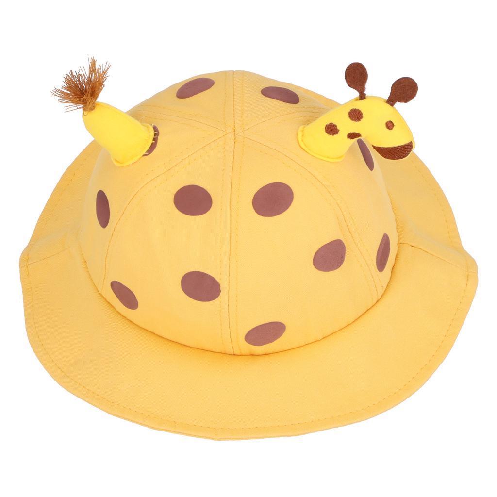 Kids Bucket Hat Cotton Cute Cartoon Deer Shaped Wide Brim Sun for Children