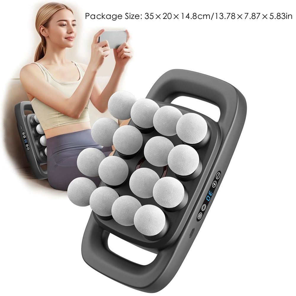 High-Frequency Vibration 16-Head Massager Fast Recovery Multifunctional Usage 8-Head Massager Durable Ultra-Quiet Operation