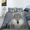 Independent Website Bedding Two Or Three-Piece Polyester Digital Print Wolf Series