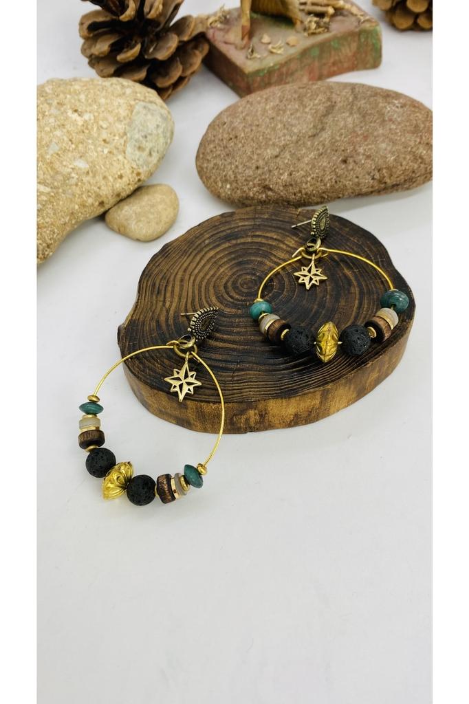 Valentine's Day Birthday Gift Handmade Ethnic Authentic Hippie Bohemian Fashion Jewelry Earrings