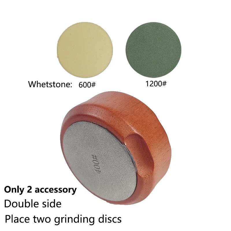 Tragbarer Hand-Schärfer Doppelseitiger Diamant-Schärfstein Outdoor-Schärf-Wetzstein Geeignet für Alle Messer