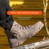 Work Safety Shoes Men Steel Toe Shoes Puncture-Proof Work Sneakers Anti-smash Indestructible Shoes Safety Boots