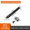 Thickened 304 Stainless Steel Hidden Vertical Flush Bolt Lock Anti-pry for Home Double Front Door Security
