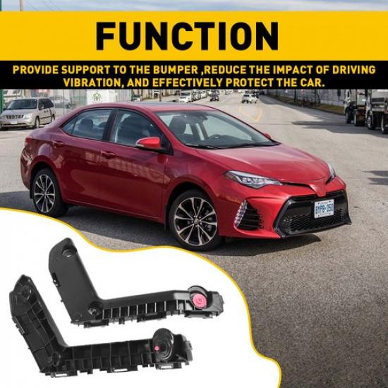 2X For Toyota Corolla 2017 2018 Front Bumper Side Bracket Right & Left Side