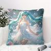 Hatsune Miku Princess Style Throw Pillow Dreamy Fairy Tale Anime Cushion For Gaming Room Teens Room Sofa Bedroom Decor Fans Gift