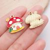 Mushroom House Oil Drop Pendant: 20 Styles for DIY Necklaces, Bracelets, Keychains & Jewelry Accessories