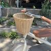 Lishi Wicker-Style Bicycle & Balance Bike Front Basket