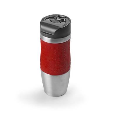 Insulated Mug - IBILI - 799904R - 400 Ml - Red - Stainless Steel and BPA-free Plastic