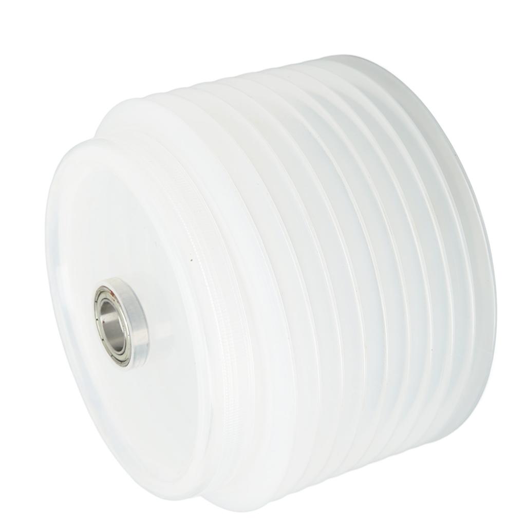 Hole Saw Dust Bowl Collector 125mm Silicone Transparent Bottom Cover with Spring for Drilling