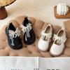 Spring Autumn Girls Performance Leather Shoes Fashion Lolita Kids Princess Mary Jane Shoes Chic Lace Bowknot Children Flat Shoes
