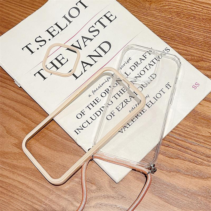 3-in-1-Hybrid-Handyhülle aus transparentem Acryl, stoßfest, für iPhone 13, 12, 11 Pro Max