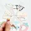 2025 Cute Cartoon Carabiner Keychain: Mengmeng Knife & Fork Ita Bag Pendant