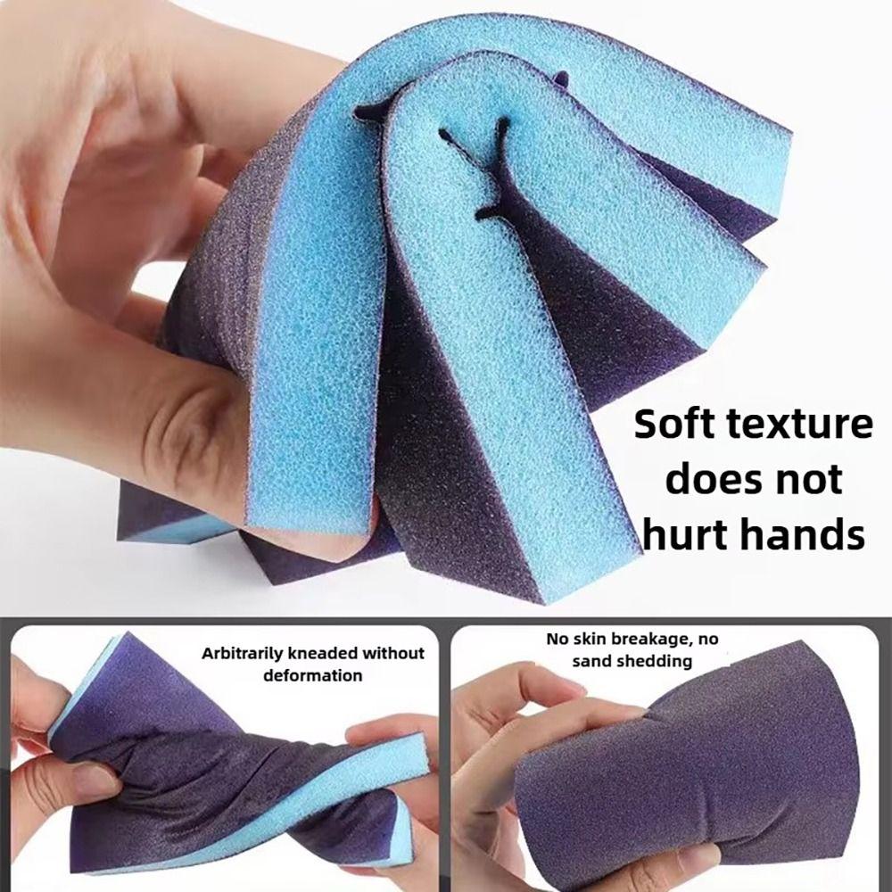 5Pcs 60-320 Grits Sanding Sponge Blocks  For Wood Metal Glass Furniture Drywall